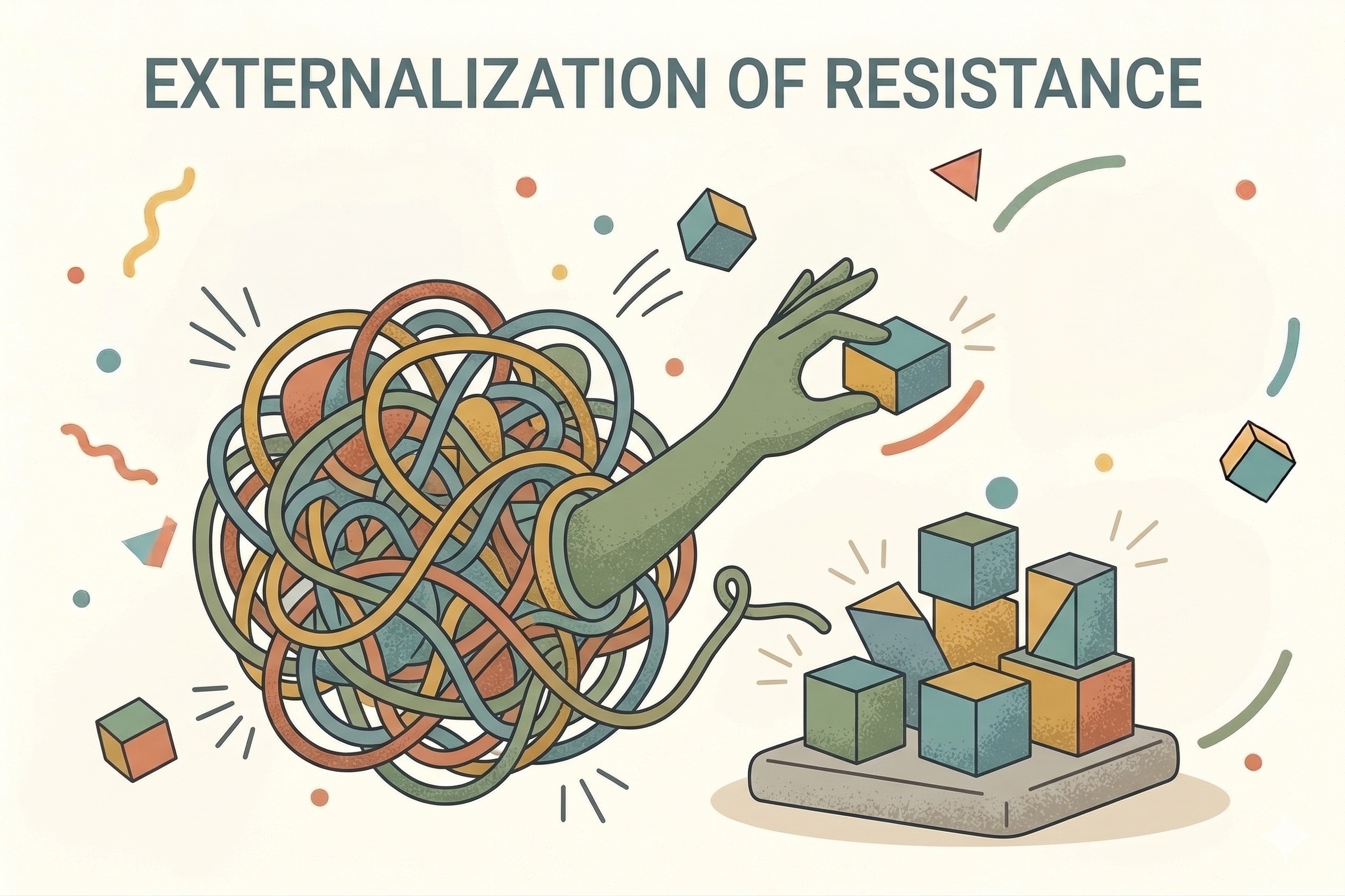 Interactive Externalization of Resistance CBT Therapy Tool