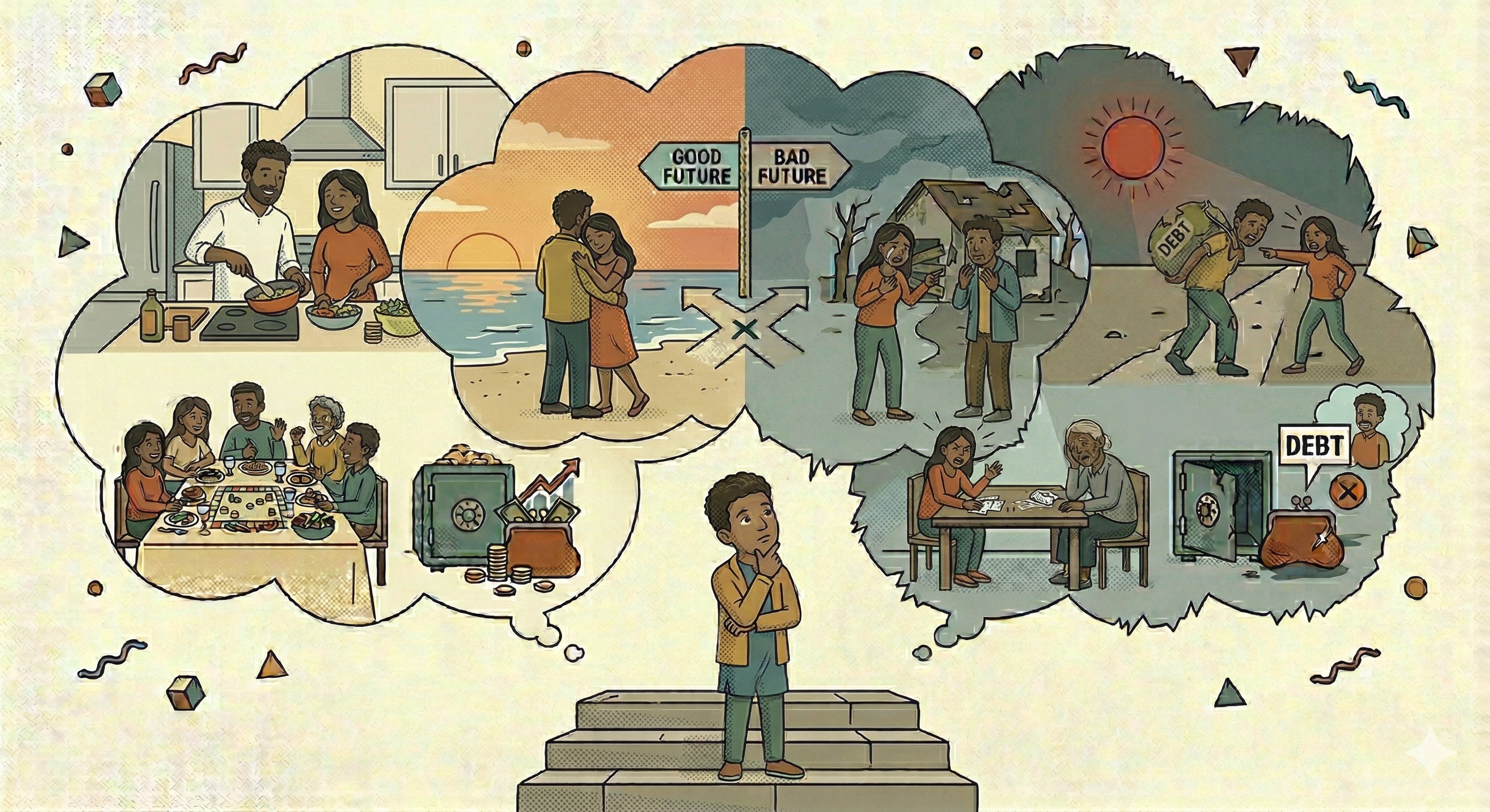 Interactive Future Projection Forced Empathy CBT Tool