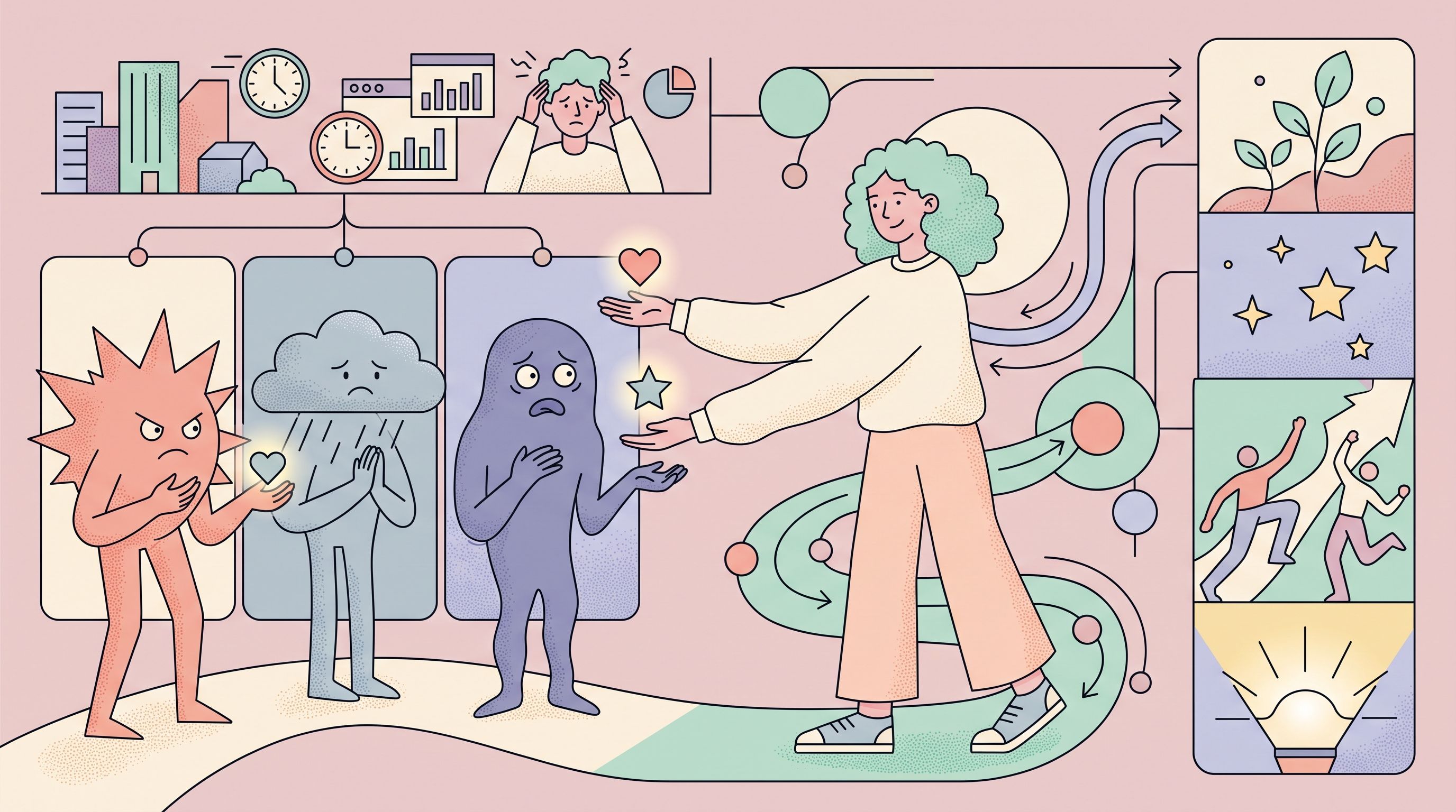 Interactive Thanking the Messenger CBT Therapy Tool